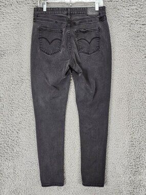 Levis Jeans Womens 31 721 Black Stretch Denim High Rise Skinny *Read*